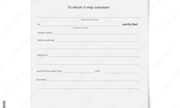 Printable Certification Of Medical Records Template Word Sample