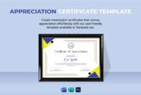 Blank Teacher Appreciation Certificate Template Word