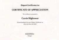 Custom Pastor Appreciation Certificate Template Pdf Sample