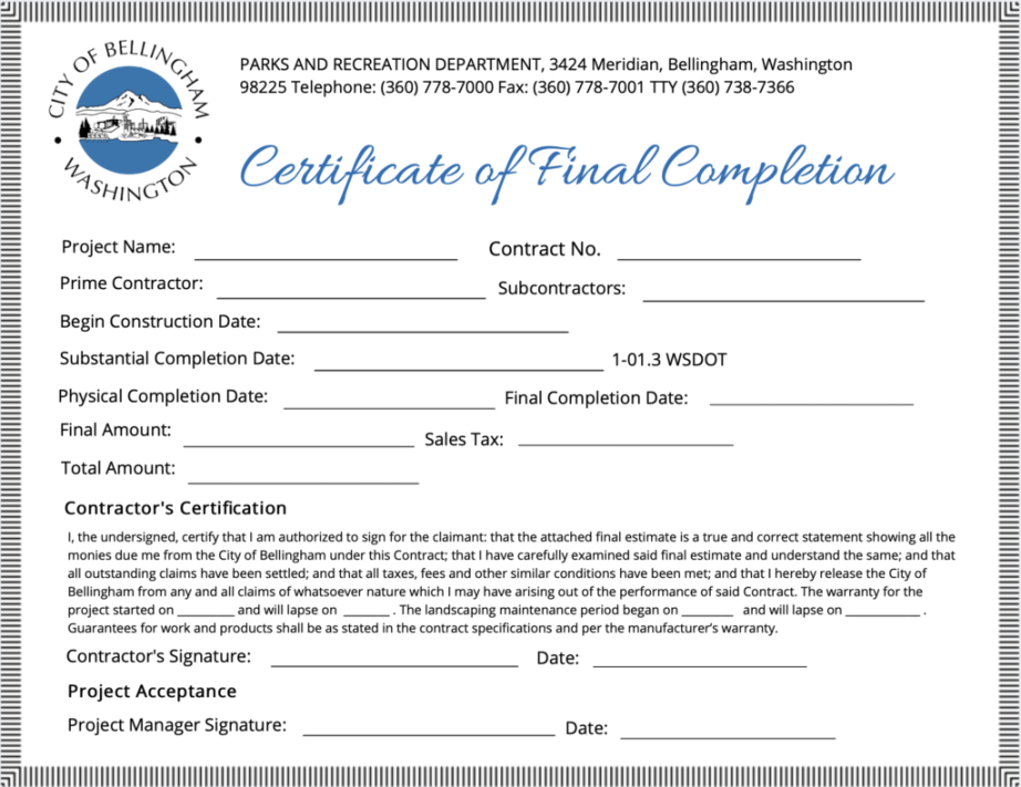 Free  Air Conditioning Installation Certificate Template Word Sample