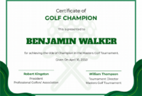 Free Blank Safety Champion Certificate Template Excel Sample