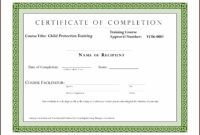 Free Custom Product Training Certificate Template Word