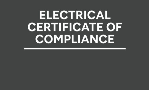 Free  Domestic Electrical Installation Certificate Template Word