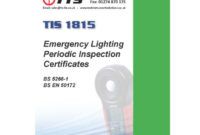 Free Editable Emergency Lighting Installation Certificate Template  Sample
