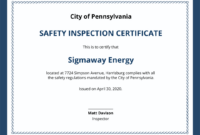 Free Printable Fire Safety Training Certificate Template Pdf