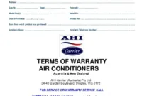 Free Printable Product Warranty Certificate Template Doc