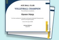 Free  Safety Champion Certificate Template  Sample