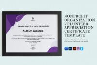Printable Teacher Appreciation Certificate Template Word