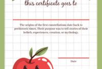 Teacher Day Certificate Template