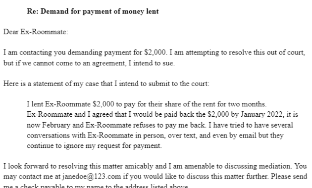 demand-letter-template-for-money-owed