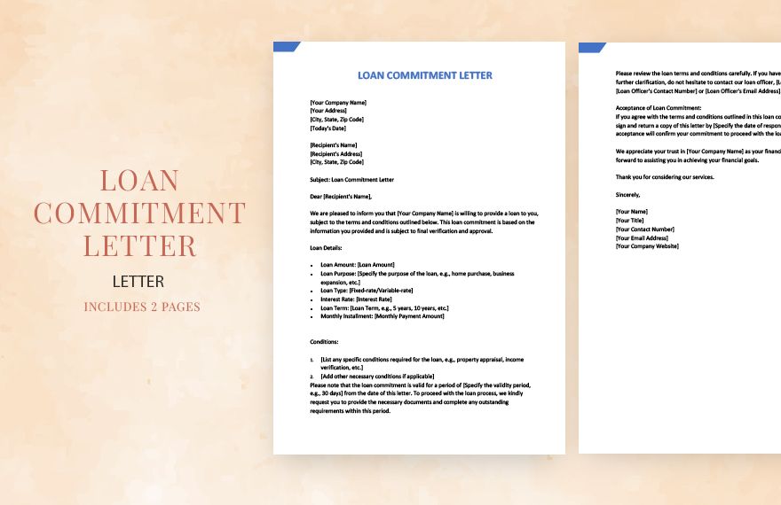 mortgage-loan-commitment-letter-template