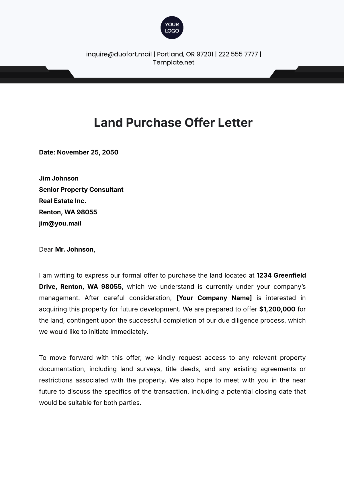 property-purchase-offer-letter-template
