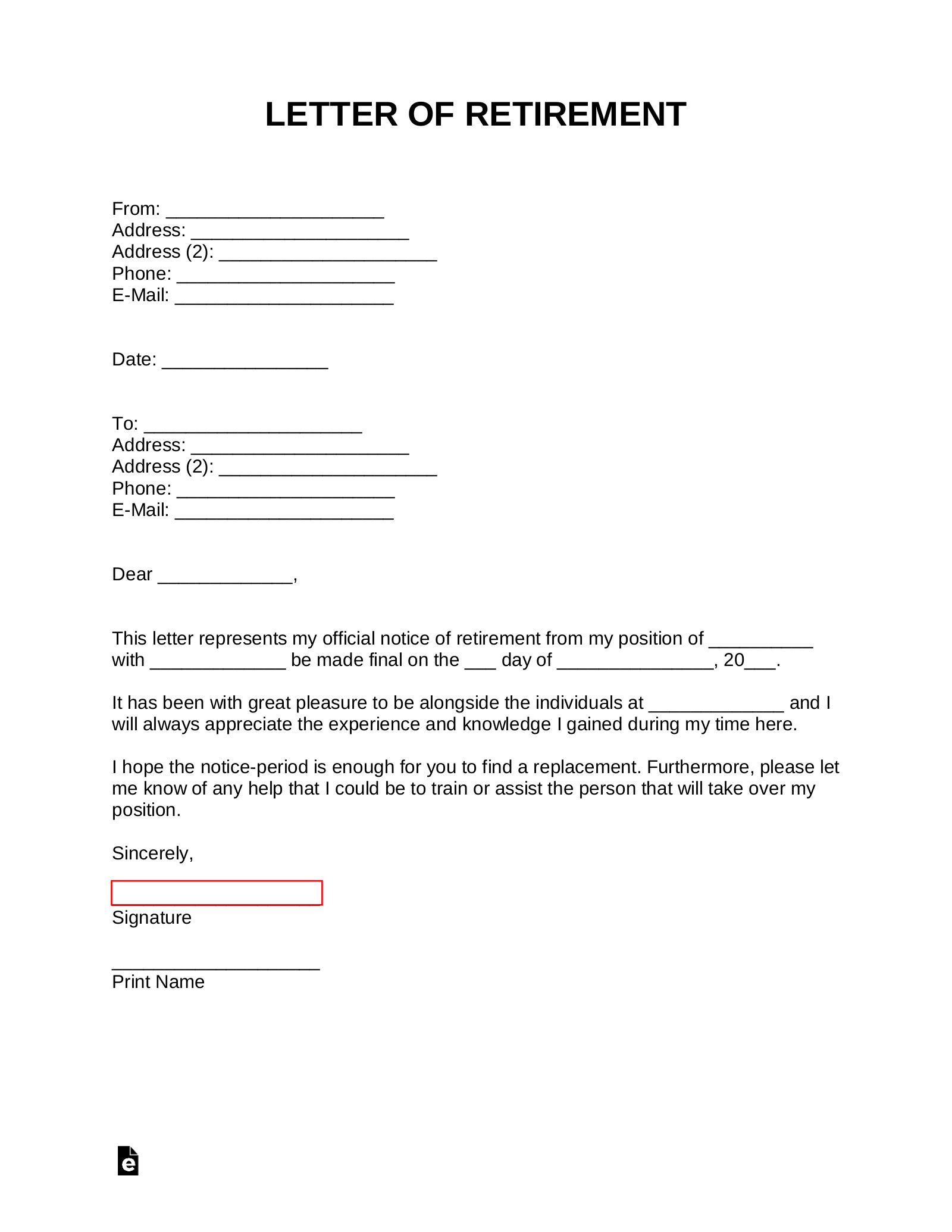 retirement-letter-template-to-employer