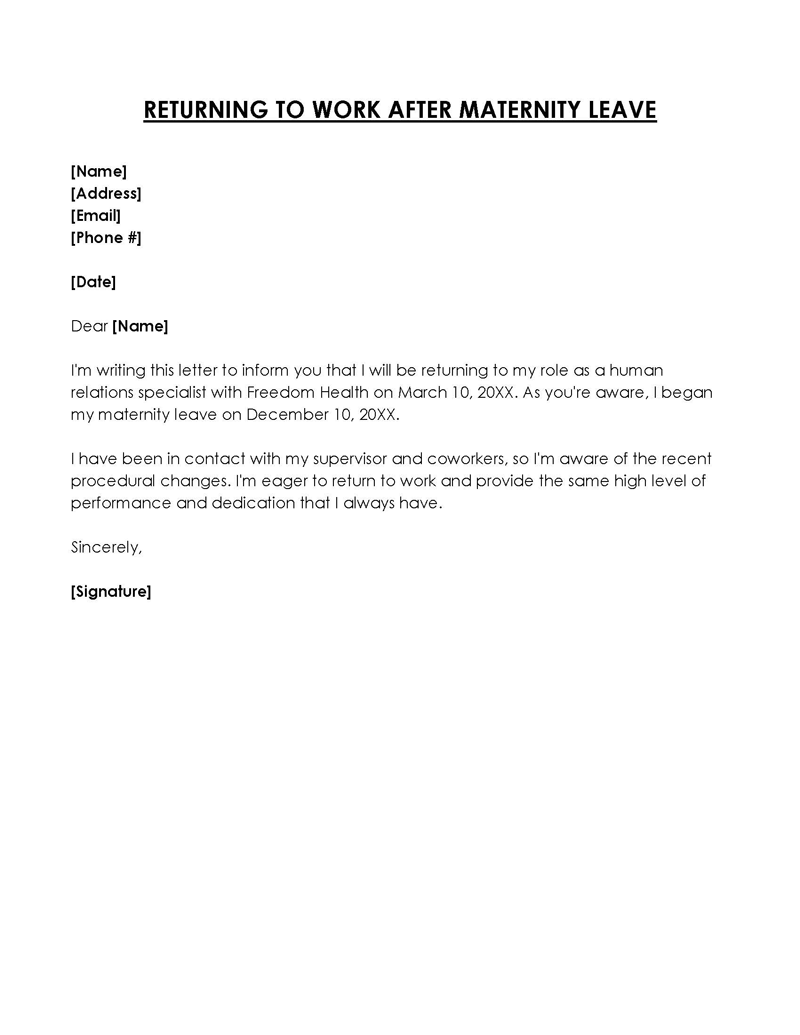 return-to-work-letter-template
